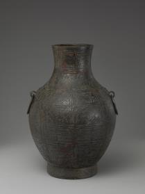 图片[2]-Hu wine vessel with hunting scene pattern, Warring States period, c. 5th-4th century BCE-China Archive